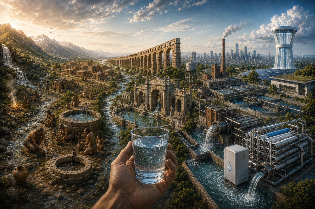 How humanity learned to drink water – and why the next source may be the air
