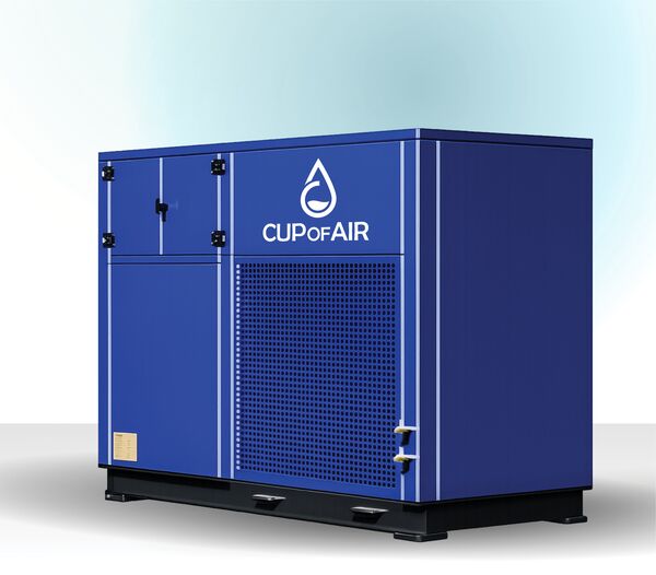 Cup of Air CWG-250 industrial atmospheric water generator, 250 L/day Cup of Air CWG-250 industrial atmospheric water generator, 250 L/day