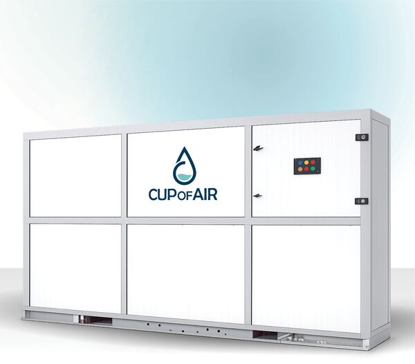 Cup of Air CWG-3000 industrial atmospheric water generator, 3000 L/day Cup of Air CWG-3000 industrial atmospheric water generator, 3000 L/day